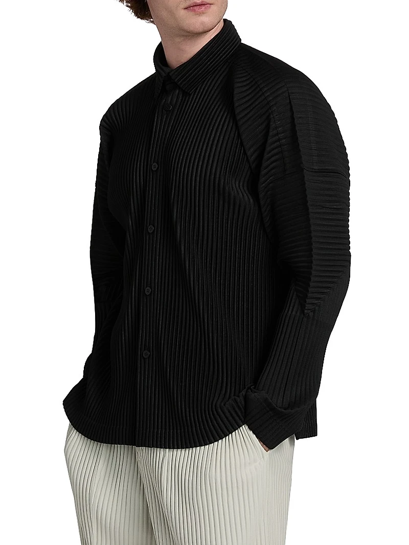 Monthly Colors: October Pleated Shirt