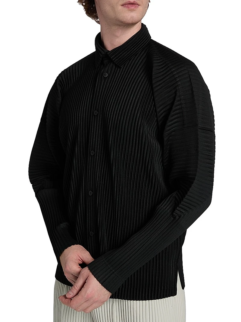 Monthly Colors: October Pleated Shirt