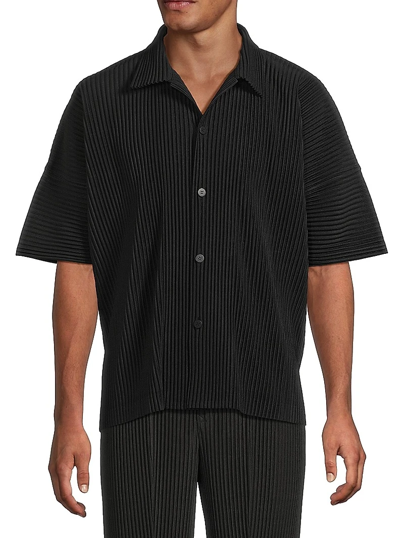 July Textured Short-Sleeve Shirt