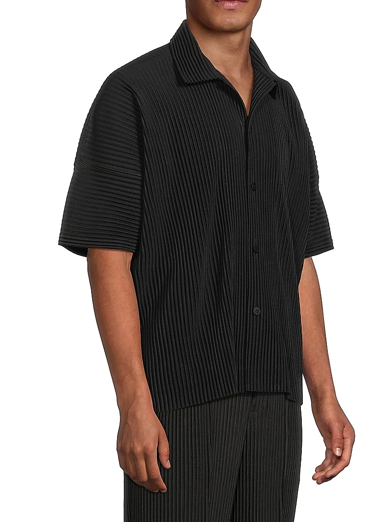 July Textured Short-Sleeve Shirt