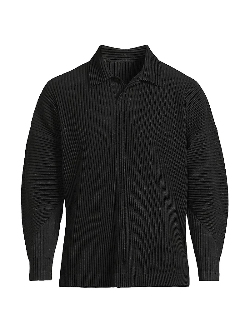 August Long-Sleeve Polo Shirt