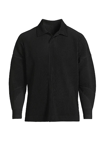 August Long-Sleeve Polo Shirt