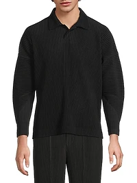 August Long-Sleeve Polo Shirt