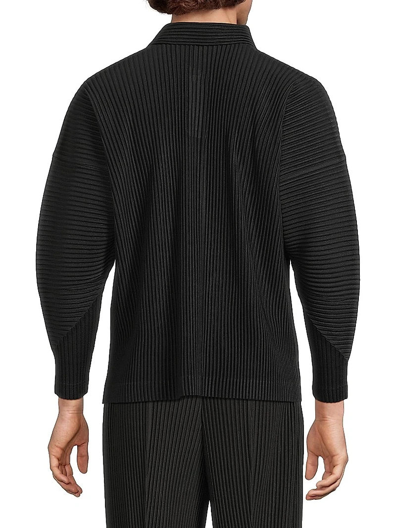 August Long-Sleeve Polo Shirt