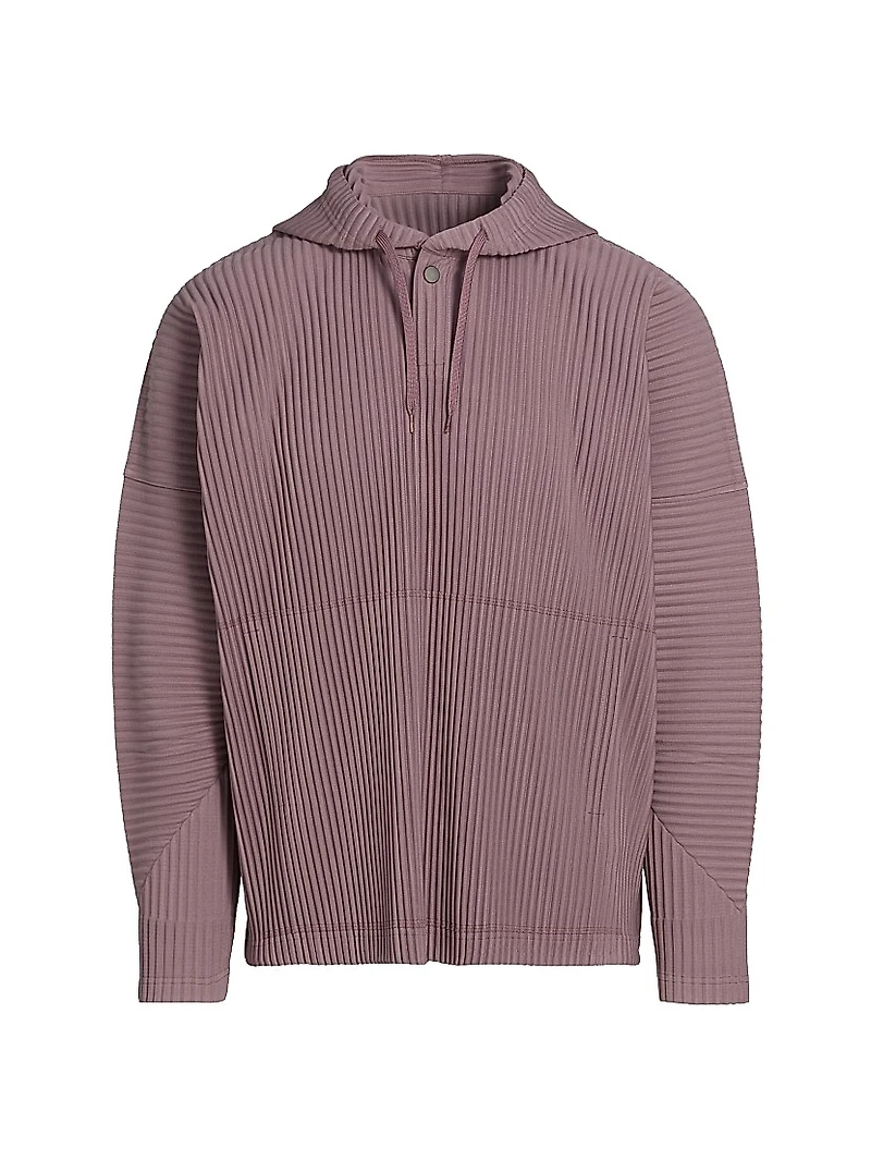 Monthly Colors: August Pleated Hoodie