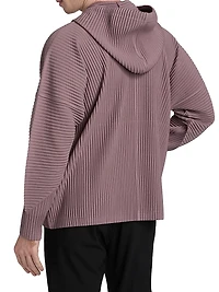 Monthly Colors: August Pleated Hoodie