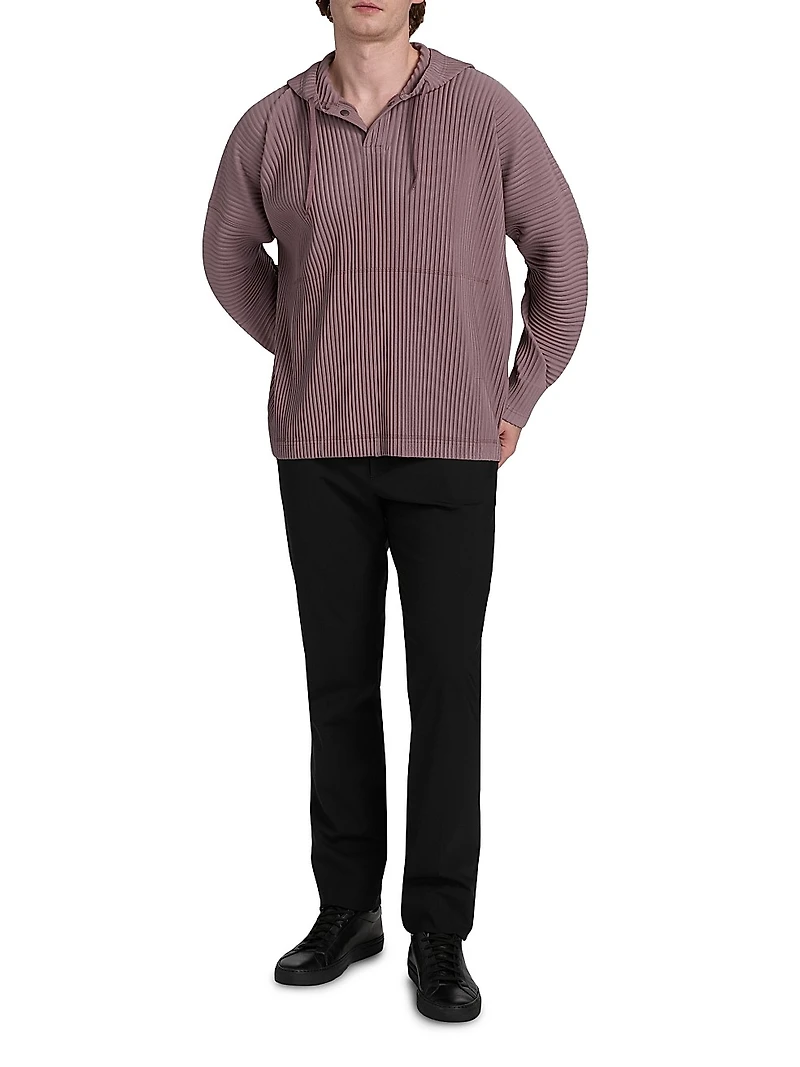 Monthly Colors: August Pleated Hoodie