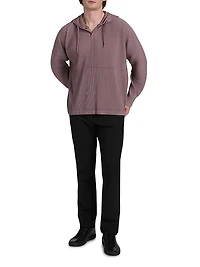 Monthly Colors: August Pleated Hoodie
