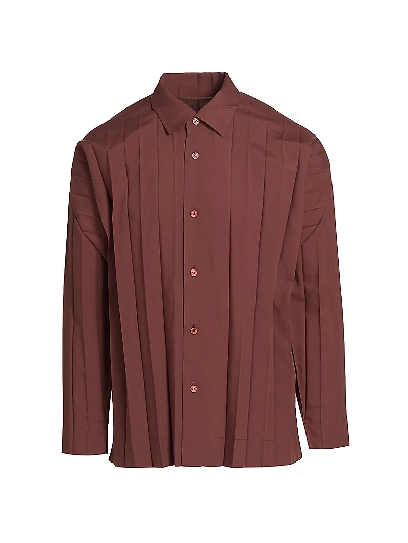 Monthly Colors: August Edge Pleated Shirt