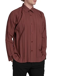 Monthly Colors: August Edge Pleated Shirt