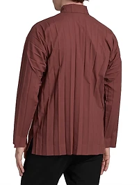 Monthly Colors: August Edge Pleated Shirt
