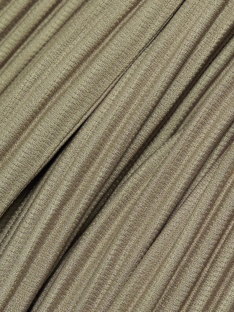 September Pleated Slim-Fit Straight-Leg Pants