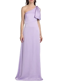 Chelsea Crinkle Georgette Gown