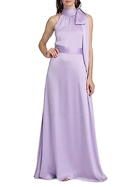 Kayla Crinkle Georgette Gown