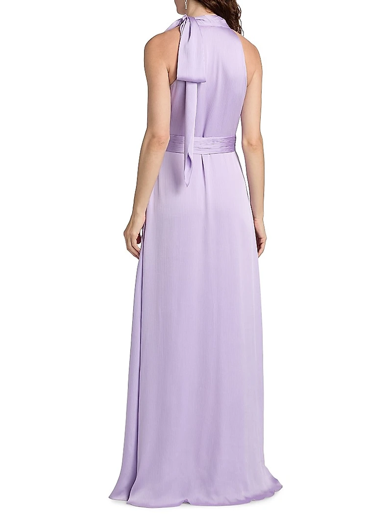 Kayla Crinkle Georgette Gown