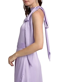 Kayla Crinkle Georgette Gown