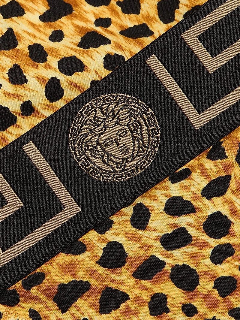 Topeka Cheetah-Print Stretch-Jersey Thong