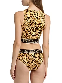 Cheetah-Print Jersey Top