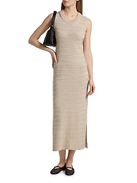 Isla Knit Sleeveless Midi-Dress