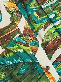 Gwyneth Botanical Cotton Belted Minidress