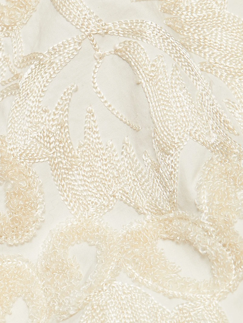 Pelumi Embroidered Cotton Crop Top