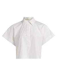 Evelyn Cotton Crop Shirt