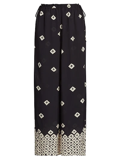 Solange Geometric Elasticized Pants