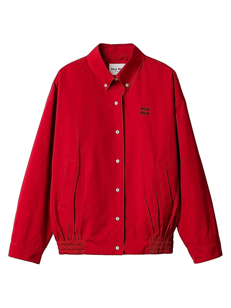 Heavy Poplin Blouson Jacket