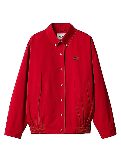 Heavy Poplin Blouson Jacket