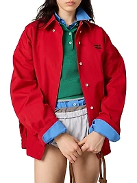 Heavy Poplin Blouson Jacket