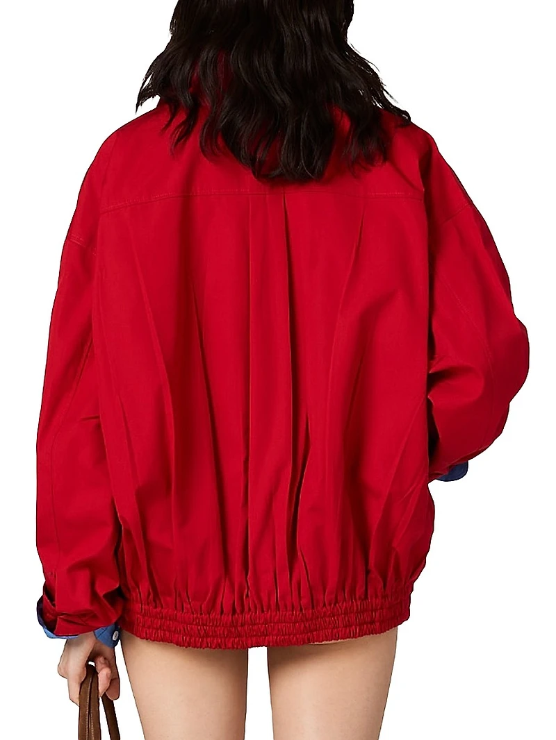 Heavy Poplin Blouson Jacket