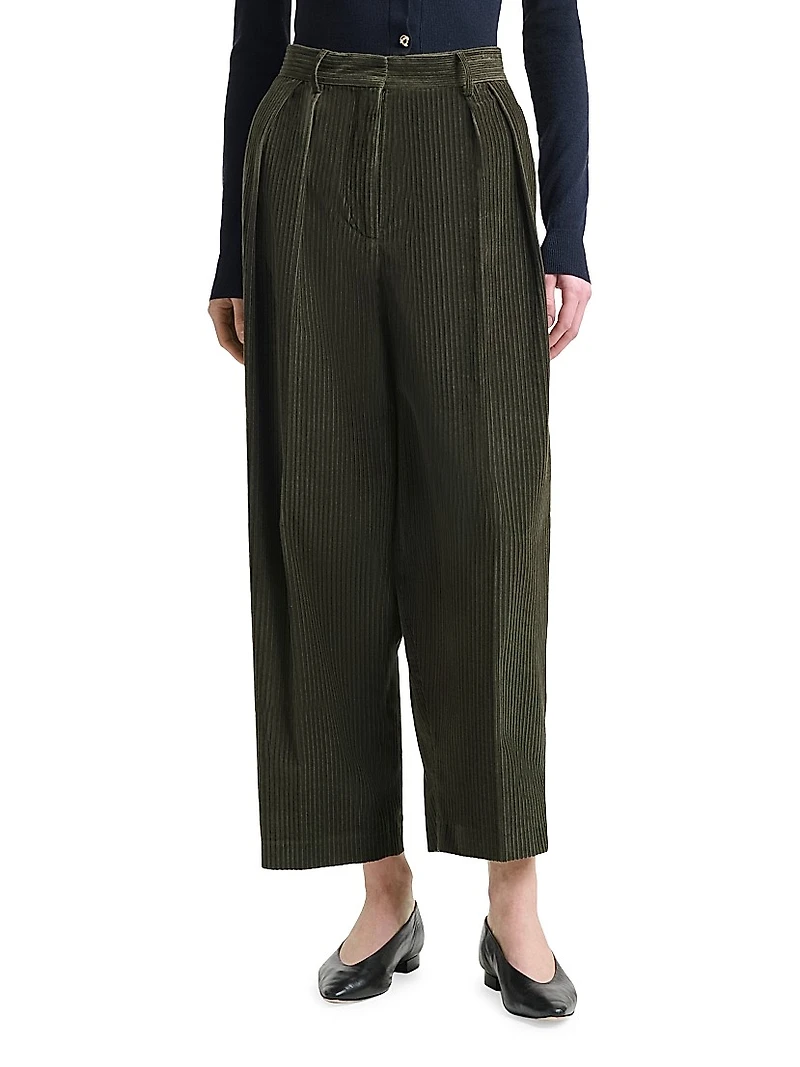 Dash Corduroy Virgin Wool Ankle Pants