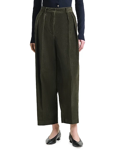Dash Corduroy Virgin Wool Ankle Pants