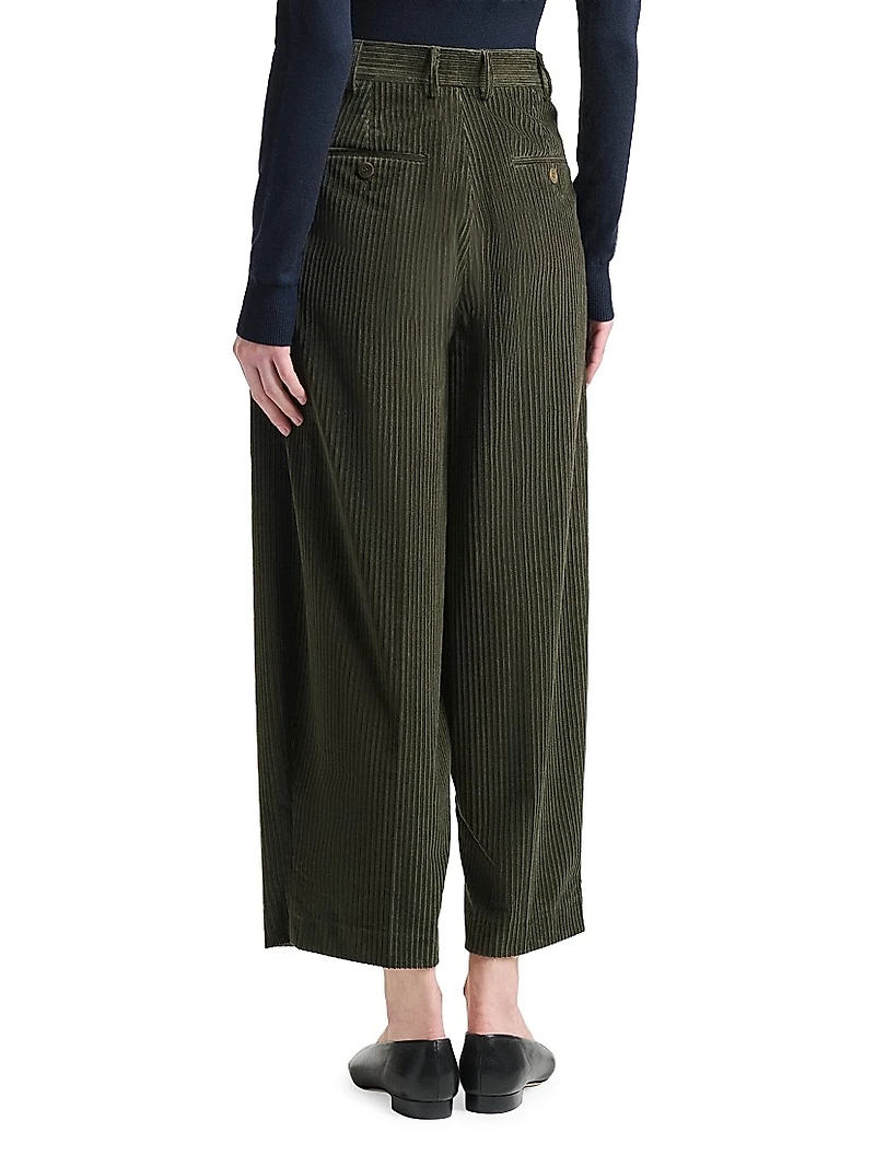 Dash Corduroy Virgin Wool Ankle Pants