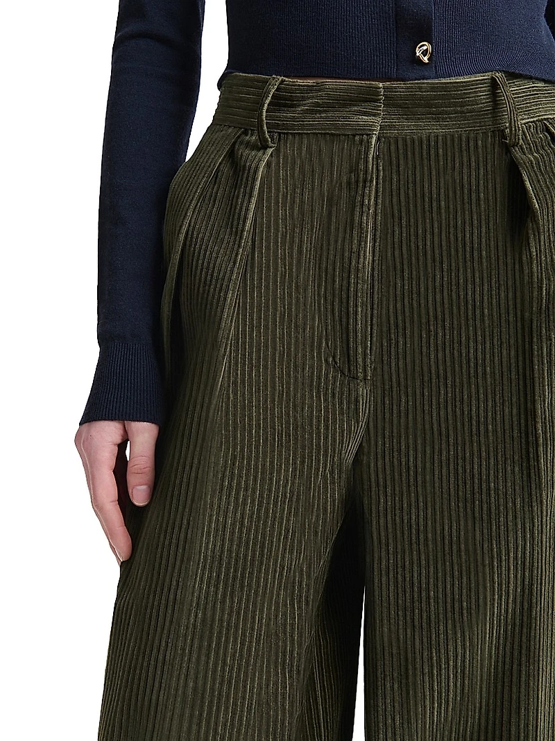 Dash Corduroy Virgin Wool Ankle Pants