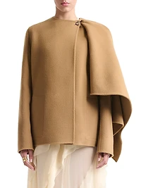 Dak Virgin Wool-Blend Wrap Coat