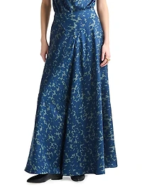 Ames Silk Maxi Skirt