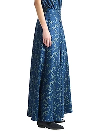 Ames Silk Maxi Skirt