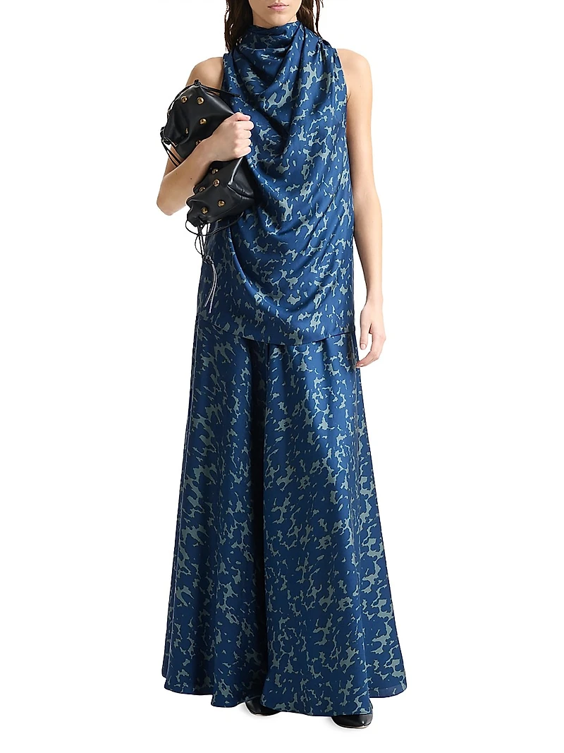 Ames Silk Maxi Skirt