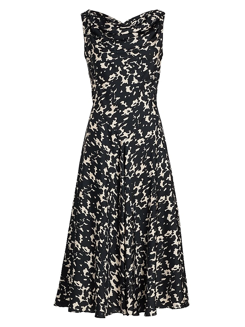 Drina Print Cocktail Dress