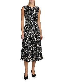 Drina Print Cocktail Dress
