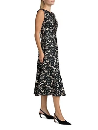 Drina Print Cocktail Dress