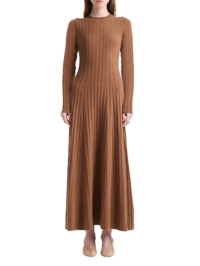 Gia Wool-Cashmere Maxi Dress