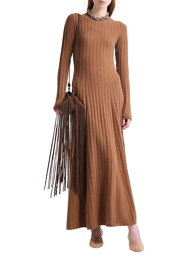 Gia Wool-Cashmere Maxi Dress