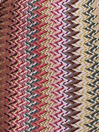 Chevron Raschel Maxi Dress