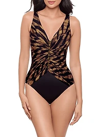Raya De Safari Charmer Animal-Print One-Piece Swimsuit
