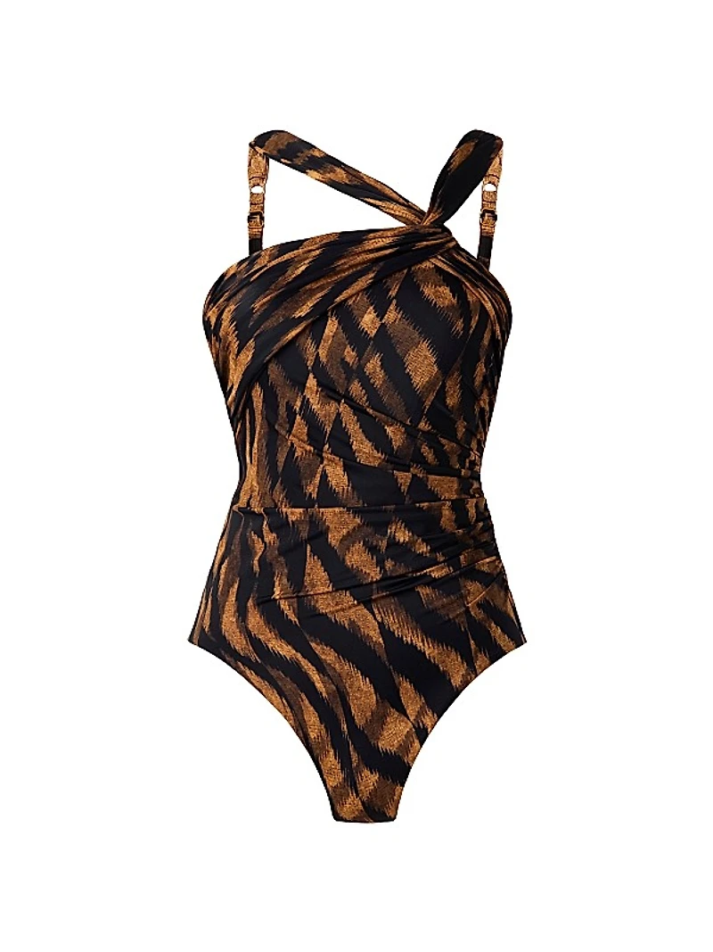 Raya De Safari Europa Animal-Print One-Piece Swimsuit