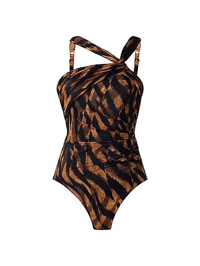 Raya De Safari Europa Animal-Print One-Piece Swimsuit