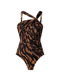 Raya De Safari Europa Animal-Print One-Piece Swimsuit