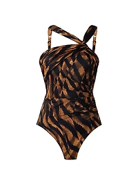 Raya De Safari Europa Animal-Print One-Piece Swimsuit